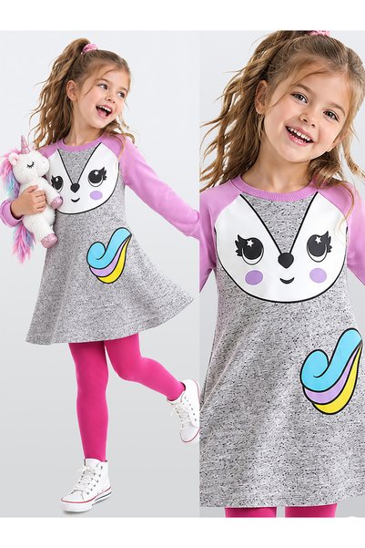 Denokids Rochie pentru fetiță Unicorn Fox