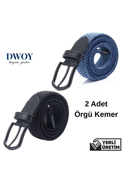 DWOY مجموعة من حزامين مطاطيين محبوسين