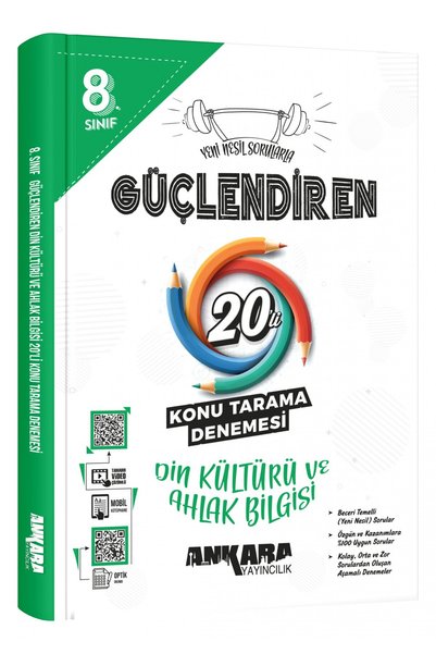 Ankara Yayıncılık 8.⁠ ⁠Sınıf Güçlendiren Din Kültürü ve Ahlak Bilgisi 20'li K...
