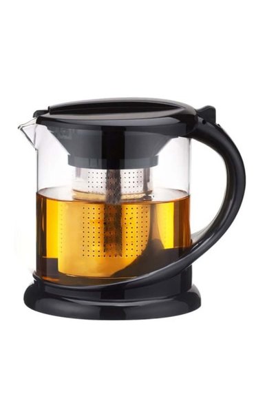 Kamille Ceainic cu infuzor, oțel inoxidabil/sticlă, 1500 ml