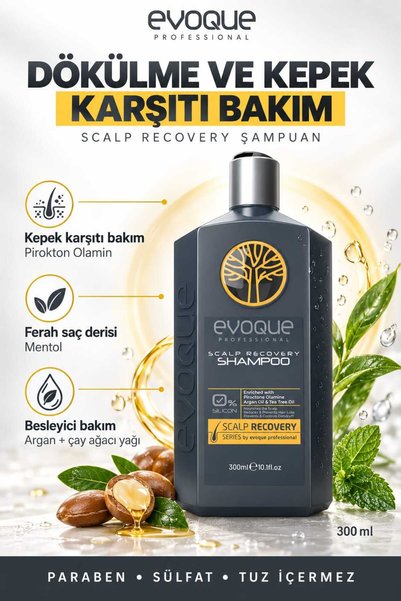 Evoque Professional Scalp Recovery Anti-Hair Loss Shampoo 300 ml