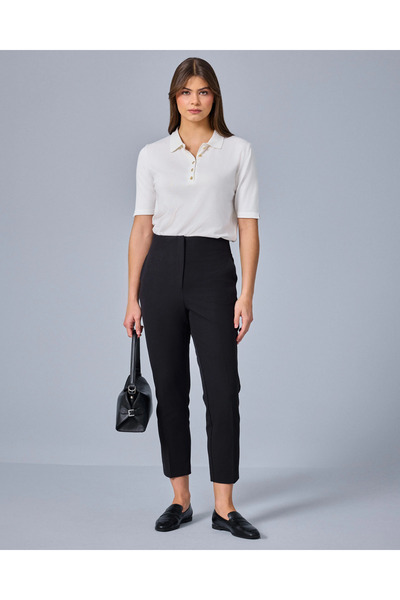 SEÇİL High Waist Ankle Length Trousers