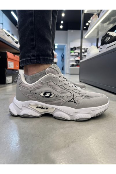 Genel Markalar Erkek Sneaker Ortopedik Rahat Taban Bej Spor Ayakkabı