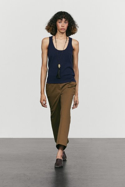 Massimo Dutti Yün karışımlı bisiklet yaka triko üst