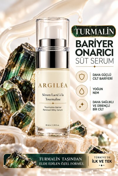 Argilea Sos Barrier Repair Milk Serum with Tourmaline Stone |   Barrier Stren...