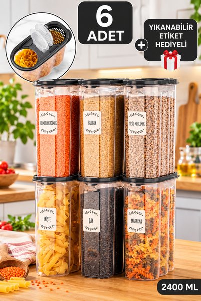 Miami Home Erzak Kabı Oval 6'lı