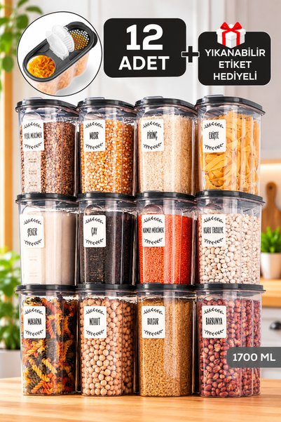 Miami Home 12 X 1700 ml Oval Food Storage Container