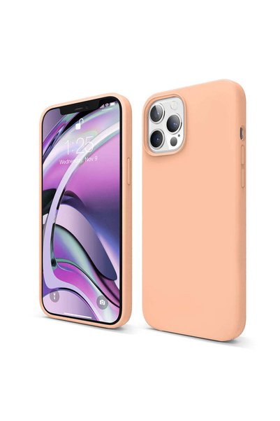 Casey Studios Husa Silicon iPhone 12 Pro Max, cu Microfibra, Slim, de Protect...