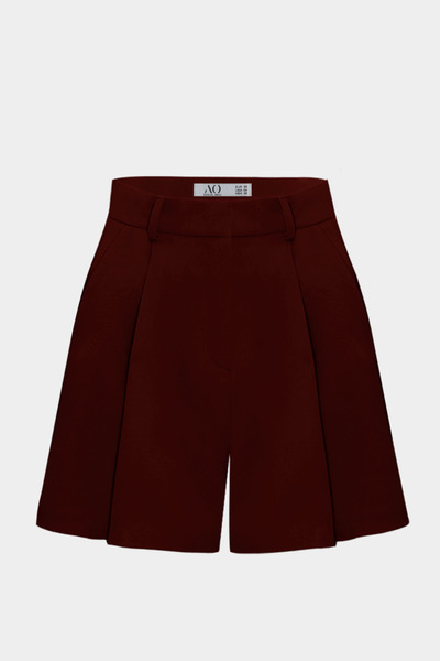 Açelya Okcu Premium Lowry Wide Leg Midi Boy Dokuma Şort