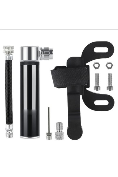choice2 black ThinkRider Mini Bike Pump Cycling Hand Air Pump for Bicycle Tir...