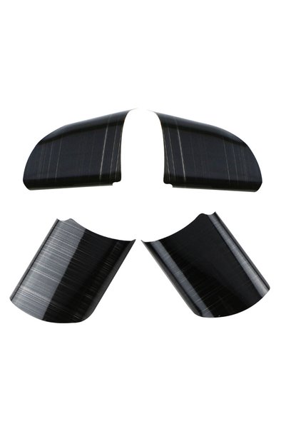 Choice1 black Stainless Steel Car Steering Wheel Decoration Cover Trim Sticke...