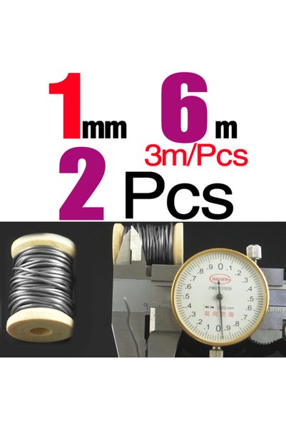 Choice 2 قطعة 1 مم 6 م MNFT 2 قطعة قطر 0.5 مم / 1.0 مم بكرة سلك الرصاص الناعم...