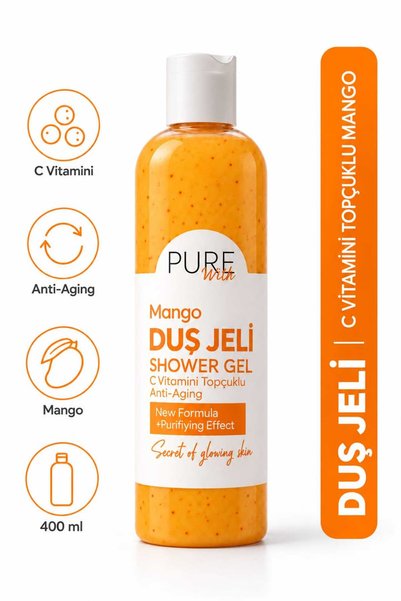 Pure With C Vitamin Topçuklu Mango Özlü Kalıcı Koku & Nemlendirici & Kolajen ...