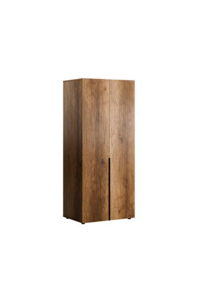 Adore Mobilya Oryana 2 Kapaklı Ara Bölmeli Gardırop-Koyu Ceviz 90x210x62 cm