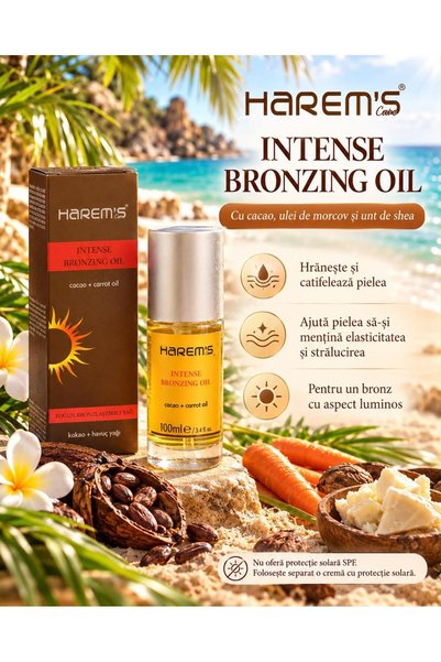 Harem's Ottoman Ulei pentru bronzare cu cacao, 100 ml
