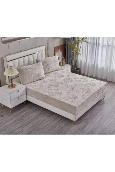 OEM Cocolino Bedding Set with 2 Pillowcases, 3D Butterfly Model, Plain, 3 pie...