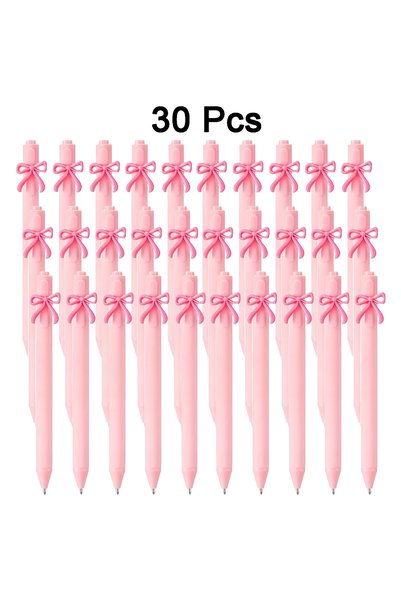 Choice 30 Pcs 5/10/20/30 Pcs Pink Bow Pens Party Favors For Girls School Birt...