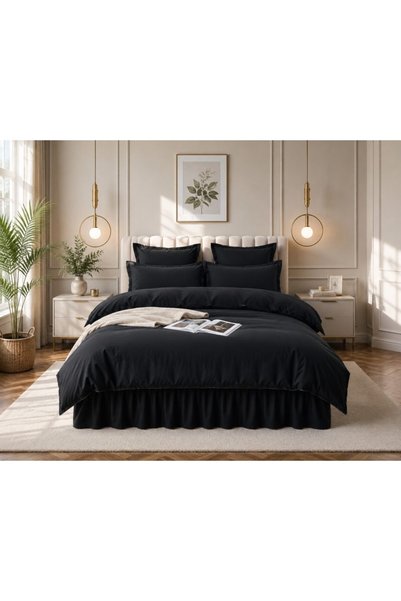 JOJO HOME Double Bed Linen, Jojo Home, Thick Finet, Vibrant Solid, Modern Ruf...