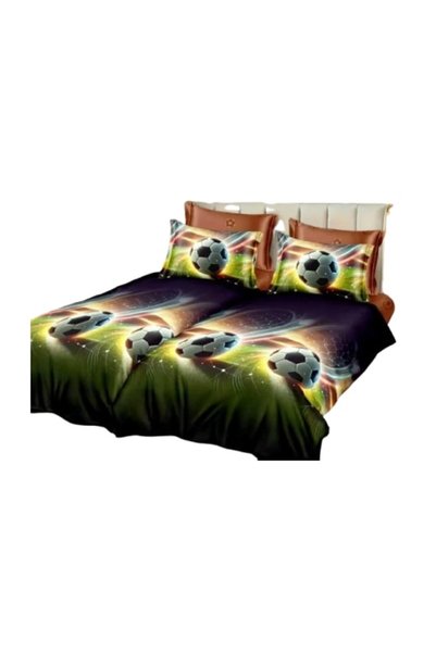 OEM Lenjerie de pat, 7 piese, fără elastic, 1 persoană, 160x220 cm, imprimeu ...