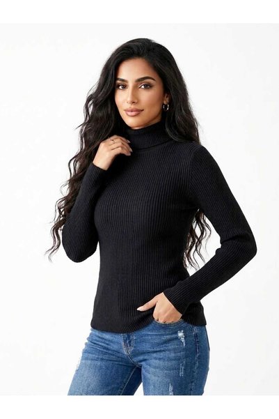 sea gulf Women's High Neck Blouse for Winter and Features a Soft Classic Desi...