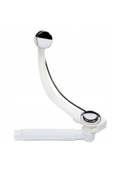 Aquaparts Automatic overflow bath drain siphon, Aquaparts, Stainless Steel, S...