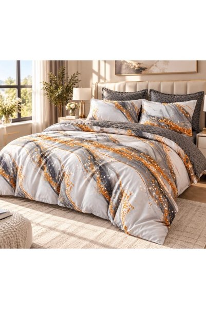 JOJO HOME Σετ Κλινοσκεπασμάτων Διπλού Κρεβατιού, Jojo Home, Επίπεδο Σεντόνι, ...
