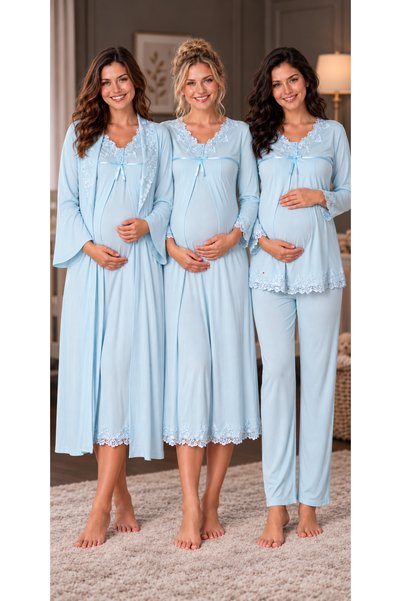 by İGP Maternity and Postpartum Morning Gowns, Nightgowns, and Pajama Sets - ...