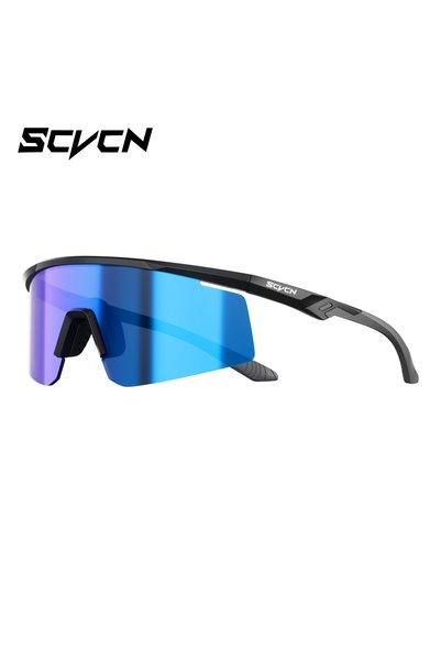 Choice 02 SCVCN UV400 Rimless Cycling Sunglasses Ultra‑Light Big Frame Sports...