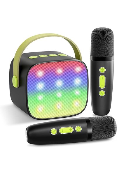 yll Karaoke Machine for Kids Adults, Portable Mini Bluetooth Speaker with Wir...