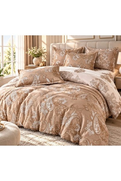 JOJO HOME Double Bed Linen, Jojo Home, Sheet without Elastic, Finet, 6 pieces...