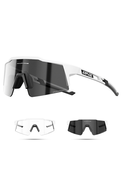 KAPVOE Photochromic 1LENS 1L-03 Photochromic Cycling Sunglasses for Men Glass...