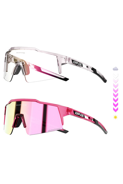 KAPVOE Photochromic 1LENS Photochromic Frame61 Photochromic Cycling Sunglasse...