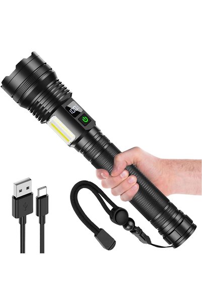 OEM Lanternă puternică 90000 lumeni, 10 moduri de iluminare, design cu mâner ...