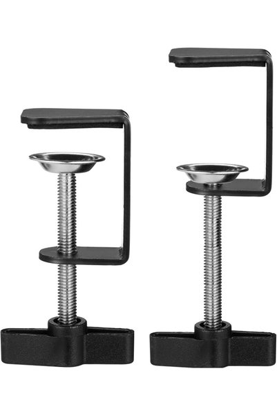 Generic Desk Cantilever Clamps with Silicone Padding Table Mounting for Work ...