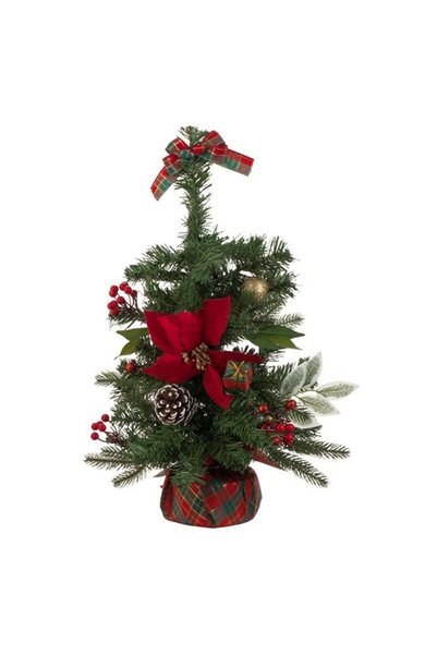 SHOPIENS Brad de Craciun artificial de masa cu craciunite pomusoare 50 cm din...
