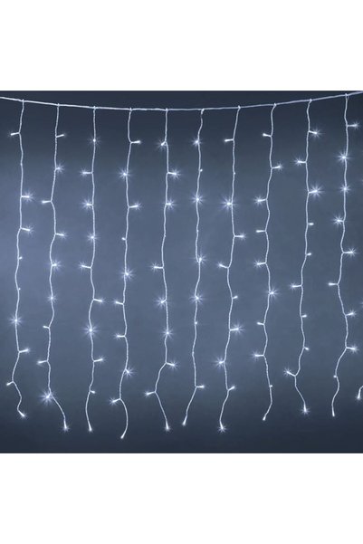 SHOPIENS Instalatie perdea 200 becuri LED interconectabila interior exterior ...