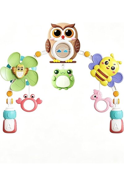 UANDME Baby Stroller Arch Toy, Car Seat Hanging Toy for Crib, Bassinet