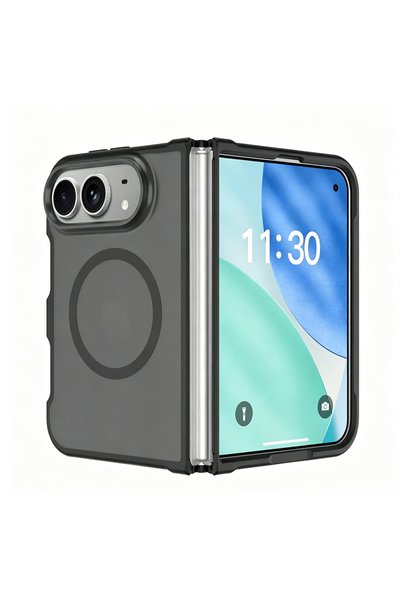zore iPhone Duo Case with MagSafe and Raised Camera, Silicone, Matte, Fingerp...