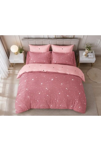 OEM Double Bed Linen, Fitted Sheet, Reversible Duvet Cover, Finet, 6 pieces, ...