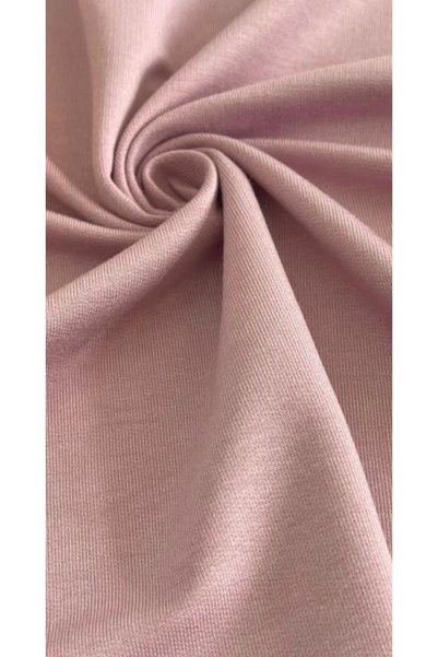 LUSSAMODA TWO-PLY JERSEY, 95% Cotton, 5% Elastane, COLOR: DUSTY PINK
