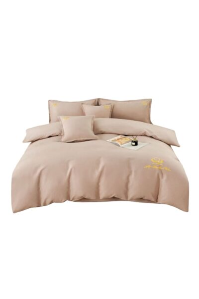 OEM Double Bed Linen, Luxury Finet Cotton, Embroidered Model, 6 Pieces, 2 Peo...