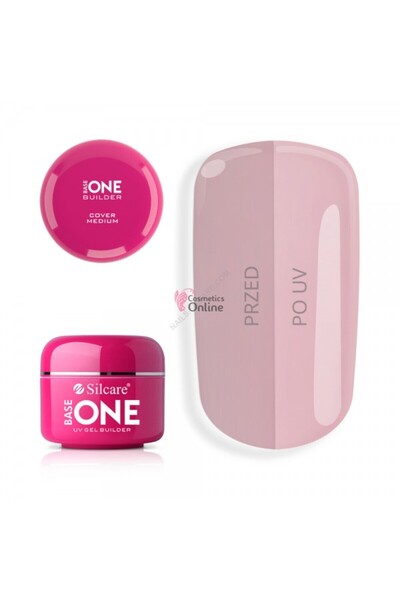 SILCARE Gel UV Base One pentru camuflaj Cover Medium 50 ml