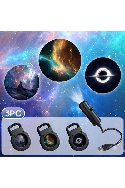 Choice جهاز عرض ضوئي LED يعمل بمنفذ USB، يحتوي على 3/6 أنماط عرض مختلفة - يمك...