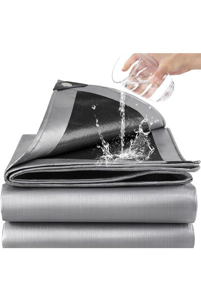SYOSI Frost and Uv Resistant Pe Plastic Tarpaulin (180Gsm), for Nightclub Gar...