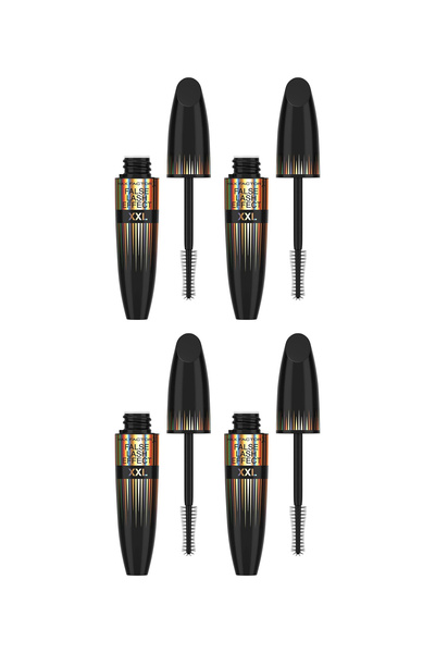 Max Factor 4x PACK Mascara False Lash Effect Xxl, volum, culoare Black, 12 ml
