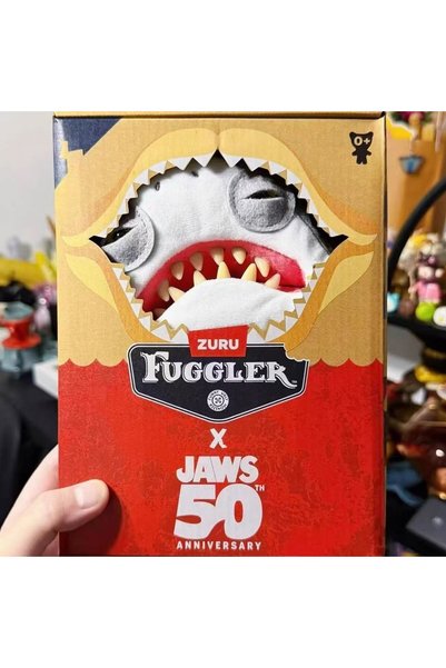Choice A New Zuru Fuggler Jaws 50th Anniversary Plush Toy Cute Shark Stuffed ...