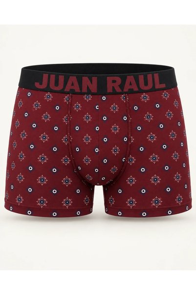 Juan Raul Boxeri pentru bărbați din bumbac, cu imprimeu geometric, de culoare...