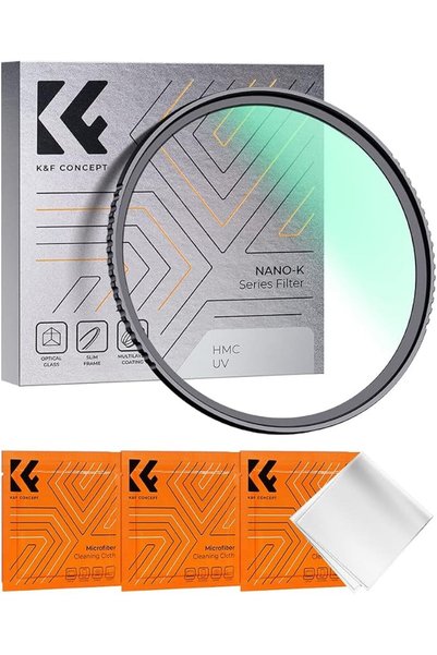 K&F CONCEPT UV Filter 95 mm Protective Filter with Three Cleaning Cloths
