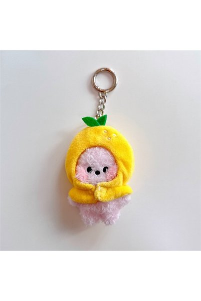 Choice 10 سم 2 BT21 دمية فواكه صغيرة من القطيفة، يمكن تعليقها على الحقائب كمي...