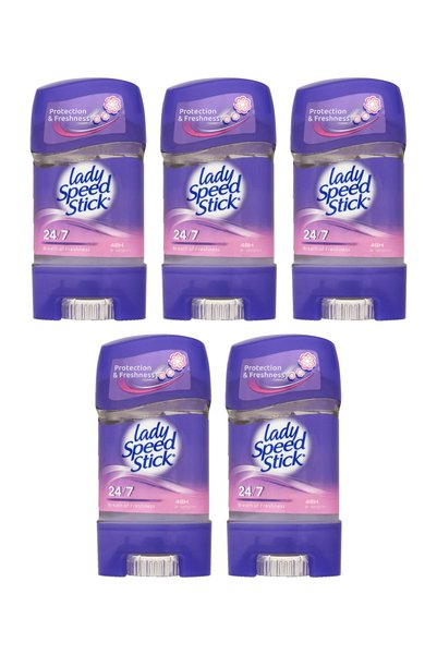 Lady Speed 5x ОПАКОВКА СТИК АНТИПЕРСПИРАНТ 65G ГЕЛ BREATH OF FRESHNESS